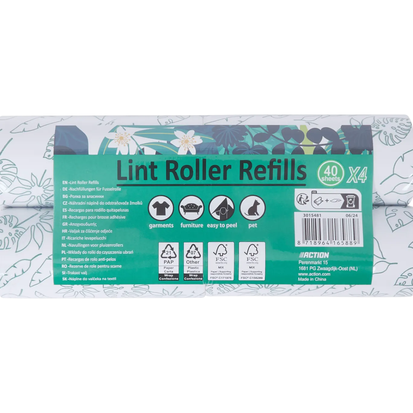 Kledingroller navullingen < Action New