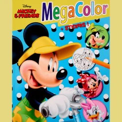Kleur- en stickerboek < Action Outlet