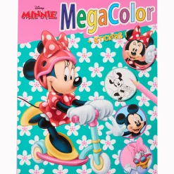 Kleur- en stickerboek < Action Outlet