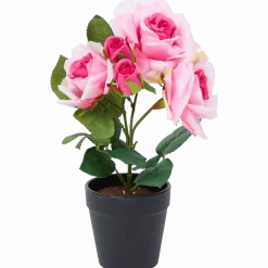 Kunstroos in pot < Action Sale