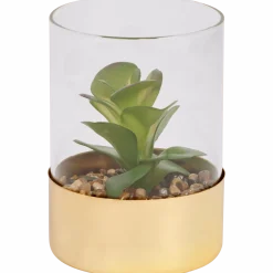 Kunstvetplant in glazenpot < Action Online