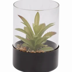 Kunstvetplant in glazenpot < Action Online