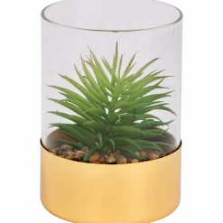 Kunstvetplant in glazenpot < Action Online