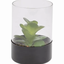 Kunstvetplant in glazenpot < Action Online