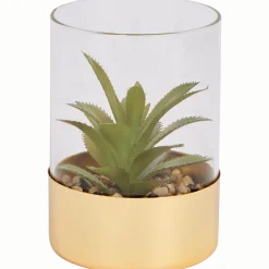 Kunstvetplant in glazenpot < Action Online