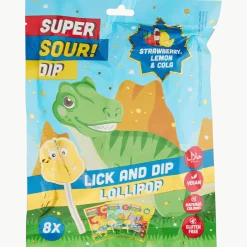 Lolly's met dip < Action
