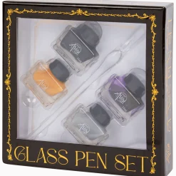 Luxe glazen pennenset < Action New