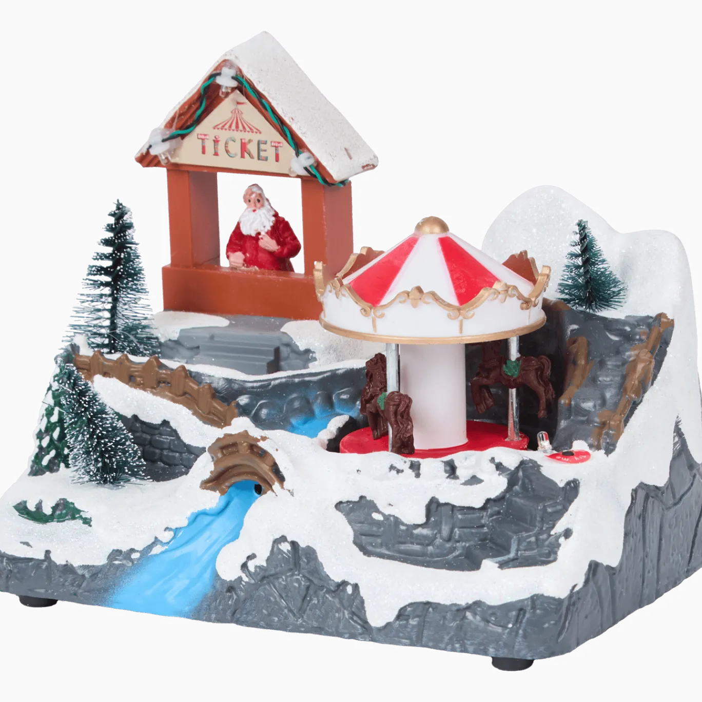 kersttafereel met muziek < Magic Village Hot