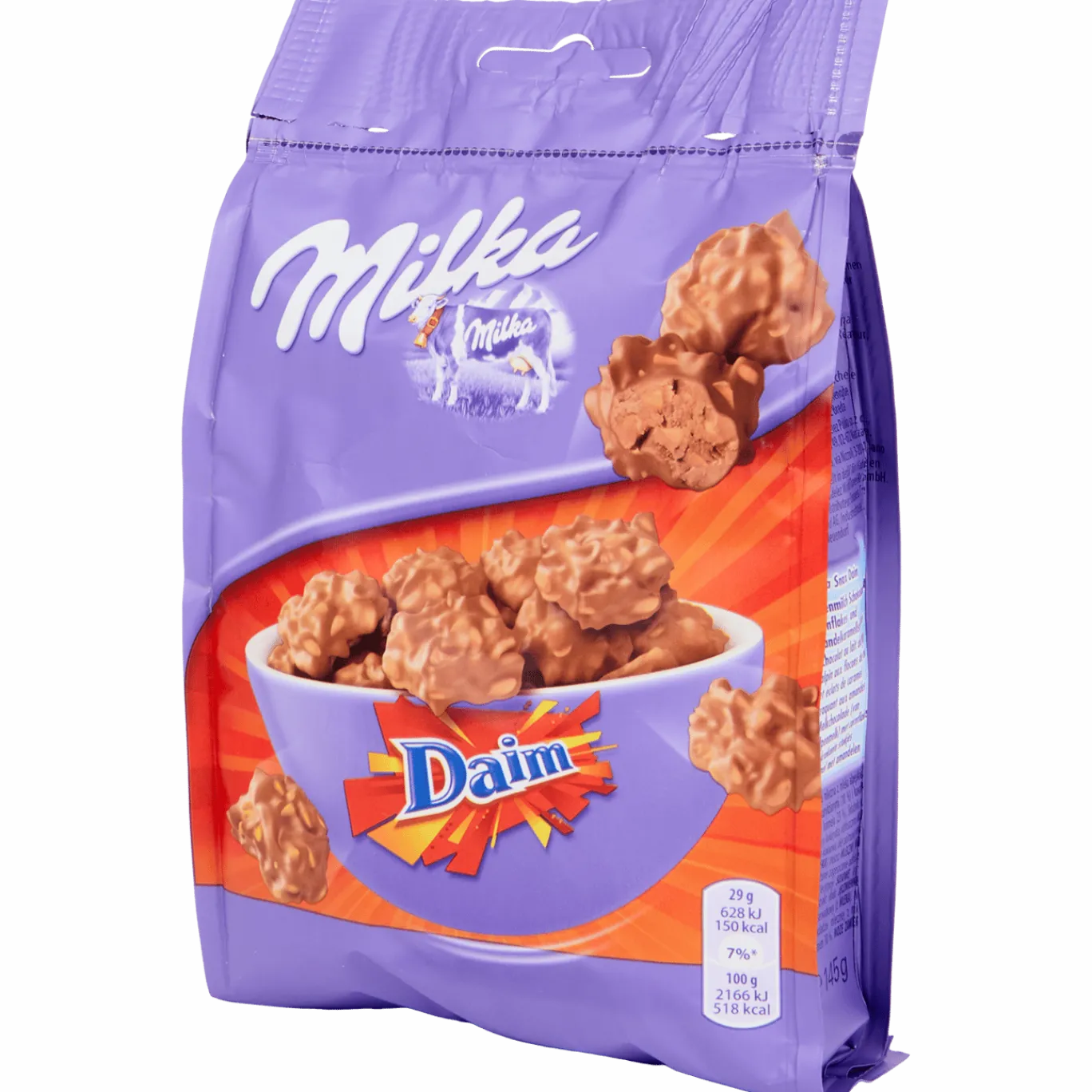 Snax Daim < Milka New