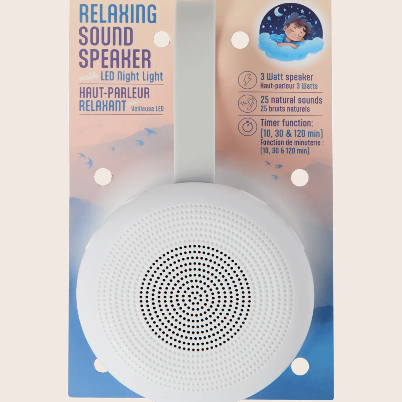 Nachtrustspeaker met nachtlampje < Action Clearance