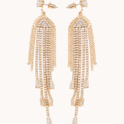 Oorbellen met glittersteentjes < Action Clearance