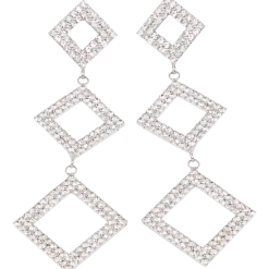 Oorbellen met glittersteentjes < Action Clearance