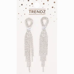 Oorbellen met glittersteentjes < Action Clearance