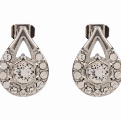 Oorbellen met Swarovski-kristallen < Action Outlet