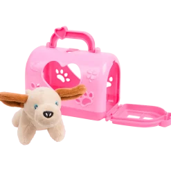 Pluchen dier in draagkoffer < Action Outlet