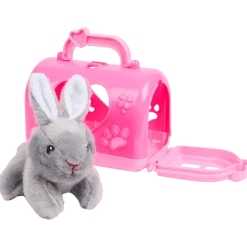 Pluchen dier in draagkoffer < Action Outlet