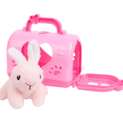 Pluchen dier in draagkoffer < Action Outlet