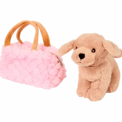 Pluchen hond in handtas < Action Clearance