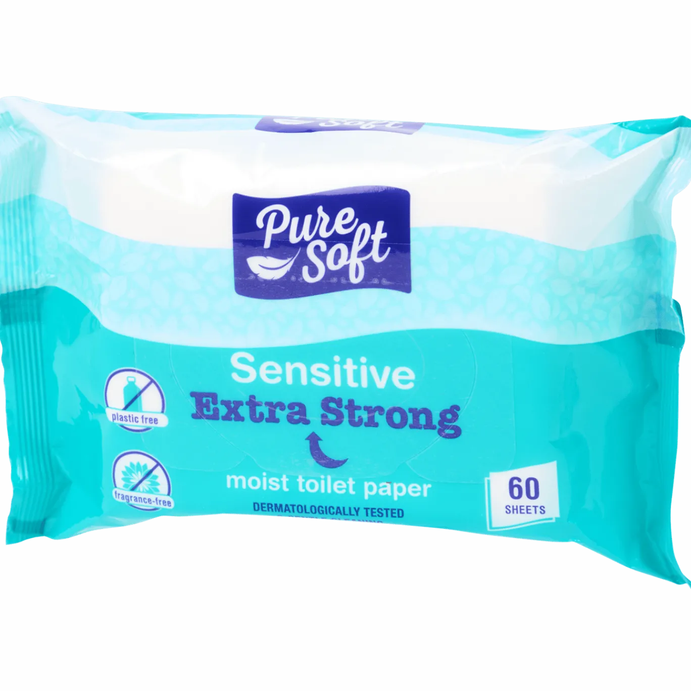 Sensitive vochtig toiletpapier bio-flush < Pure Soft Online
