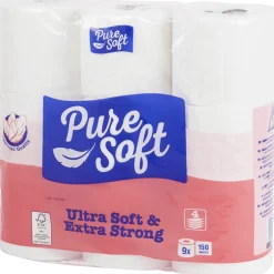 toiletpapier Ultra Soft & Extra Strong < Pure Soft Hot
