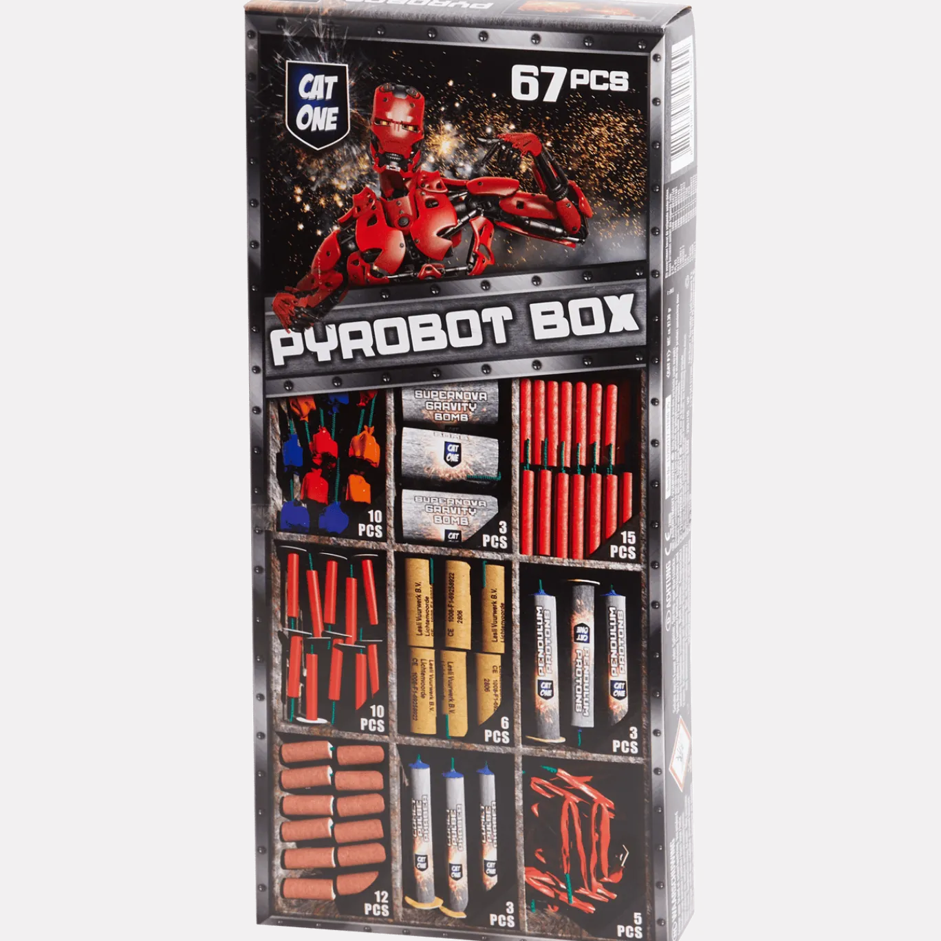 Pyrobot Box vuurwerkpakket < Action Hot