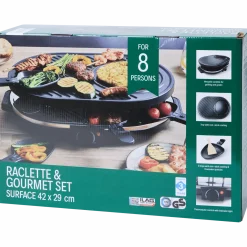 Raclette- en gourmetset < Action Hot