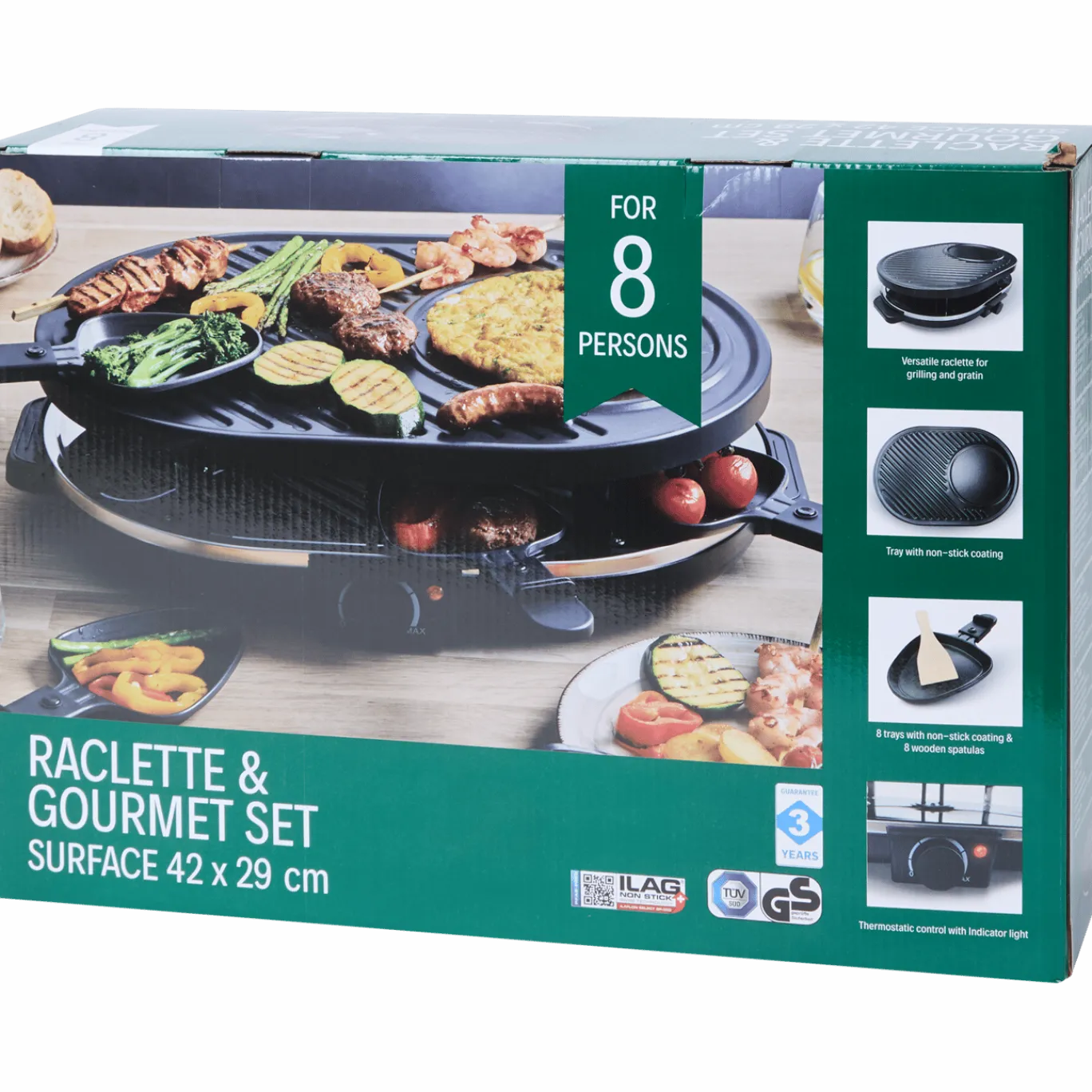 Raclette- en gourmetset < Action Hot