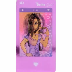 Selfie Girls smartphone notitieblokje < Action Clearance
