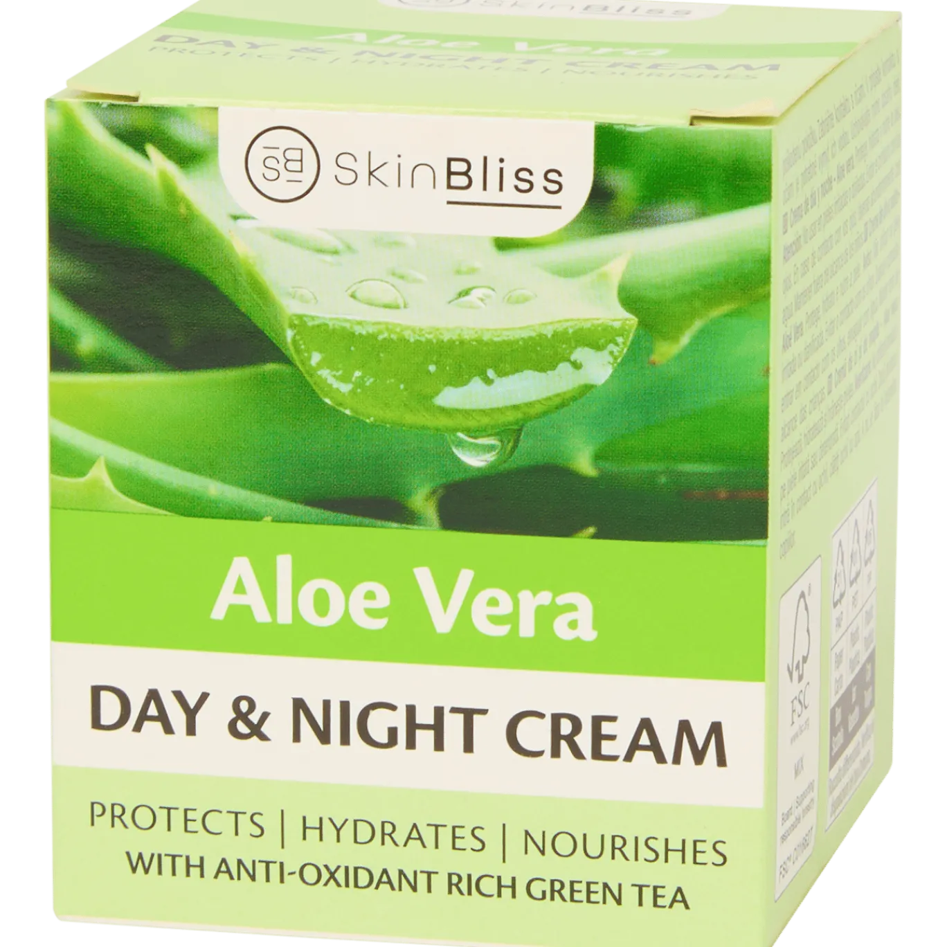 Skin Bliss dag- en nachtcrème Aloë Vera < Action Online