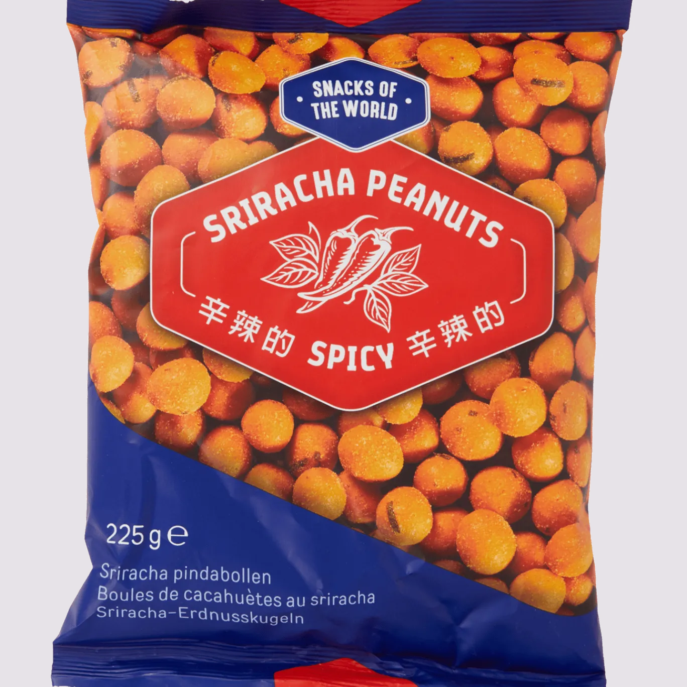 Snacks of the World sriracha pindabollen Spicy < Action