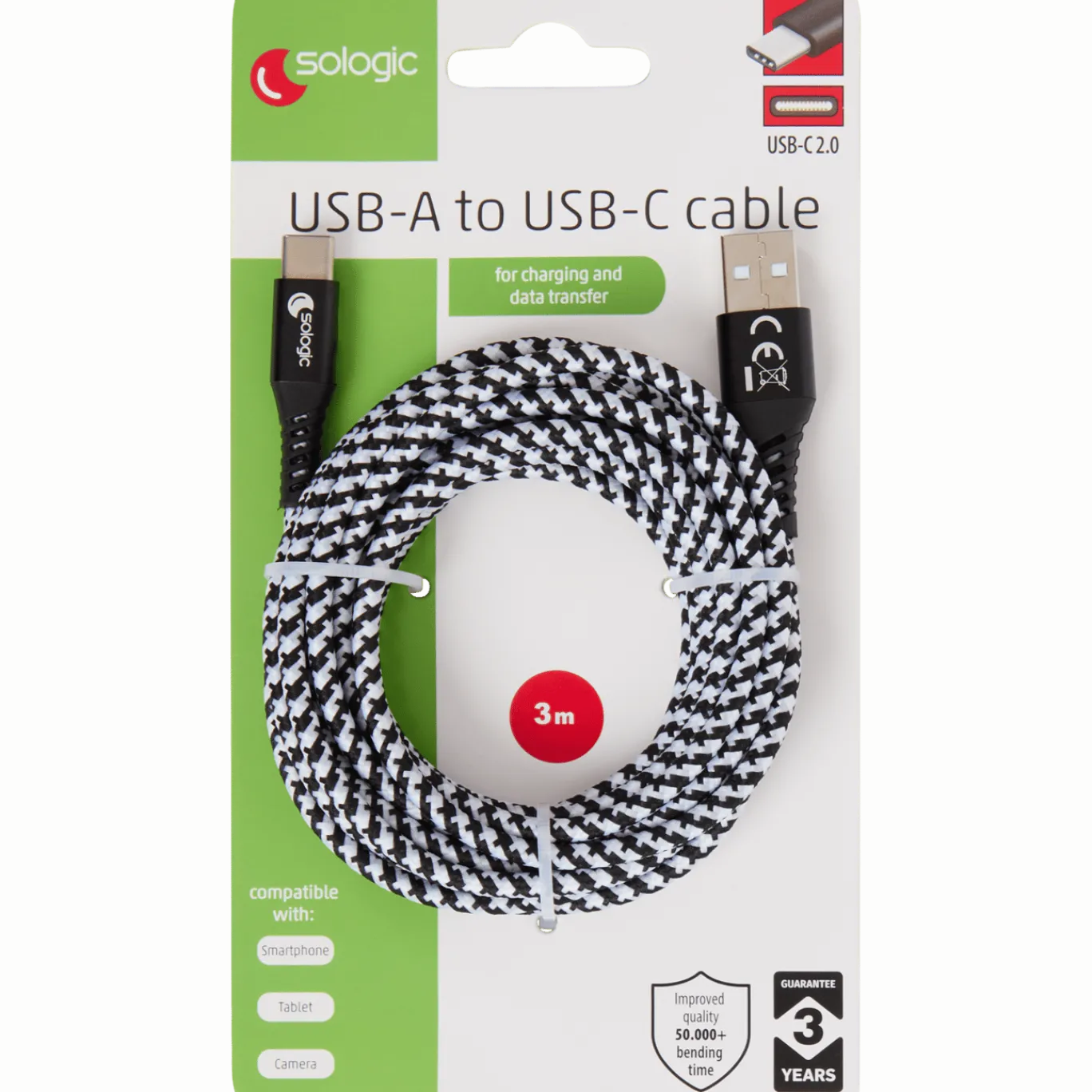 Sologic laad- en datakabel USB-C < Action Discount