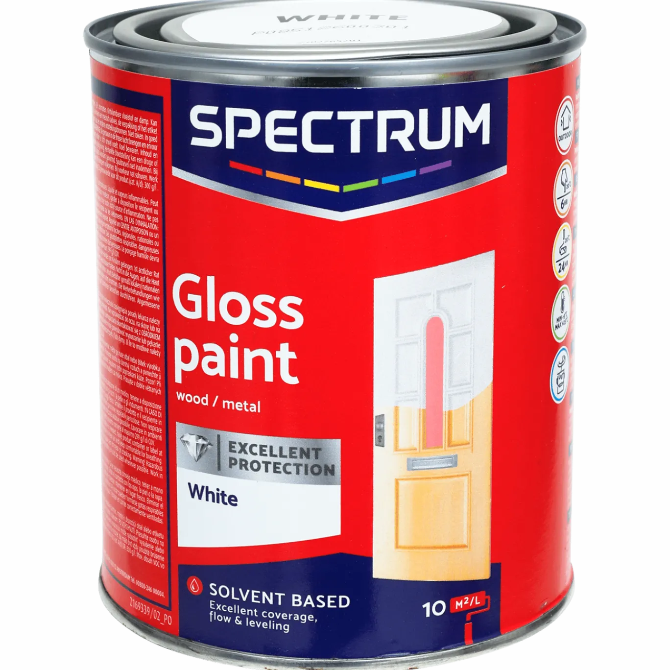 hoogglans alkydlak wit < Spectrum Hot