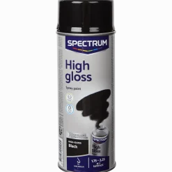 hoogglans spuitverf zwart < Spectrum Discount