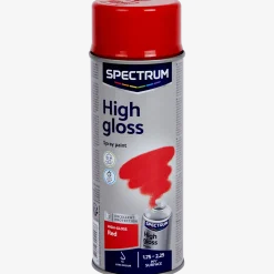 hoogglans spuitverf rood < Spectrum New