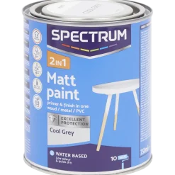 2-in-1 matte verf cool grey < Spectrum Discount