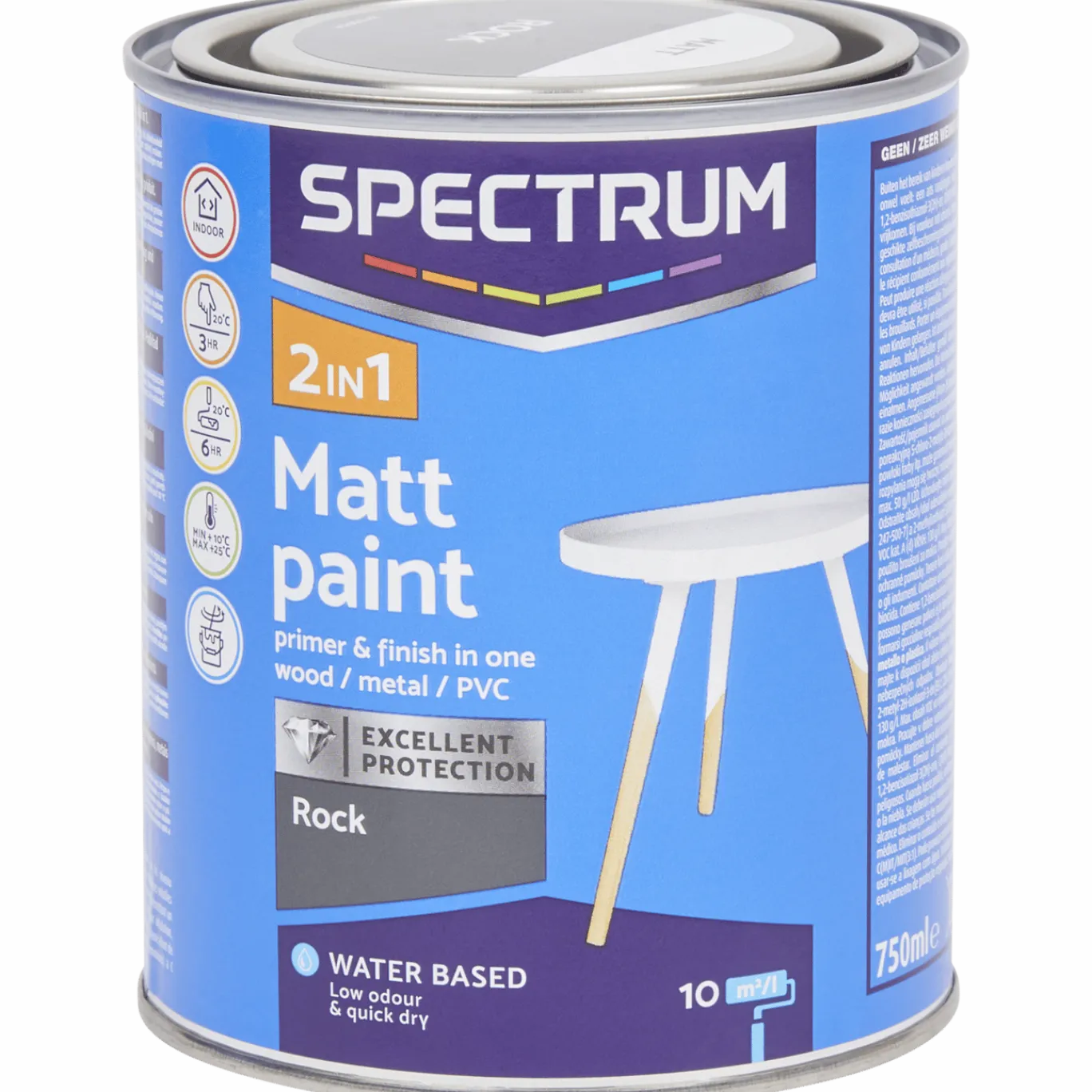 2-in-1 matte verf rock < Spectrum New