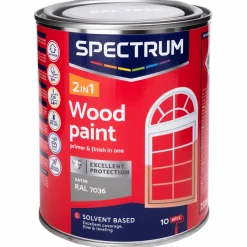 2-in-1 zijdeglans houtlak RAL 7036 < Spectrum Best