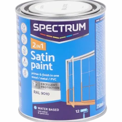 2-in-1 zijdeglanslak RAL 9010 < Spectrum New