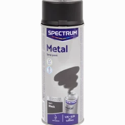 spuitverf voor metaal mat zwart < Spectrum Best