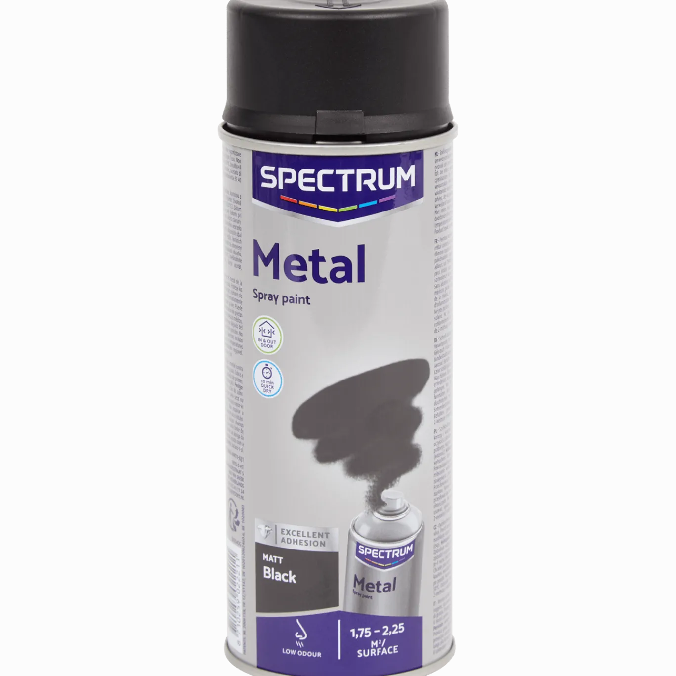 spuitverf voor metaal mat zwart < Spectrum Best