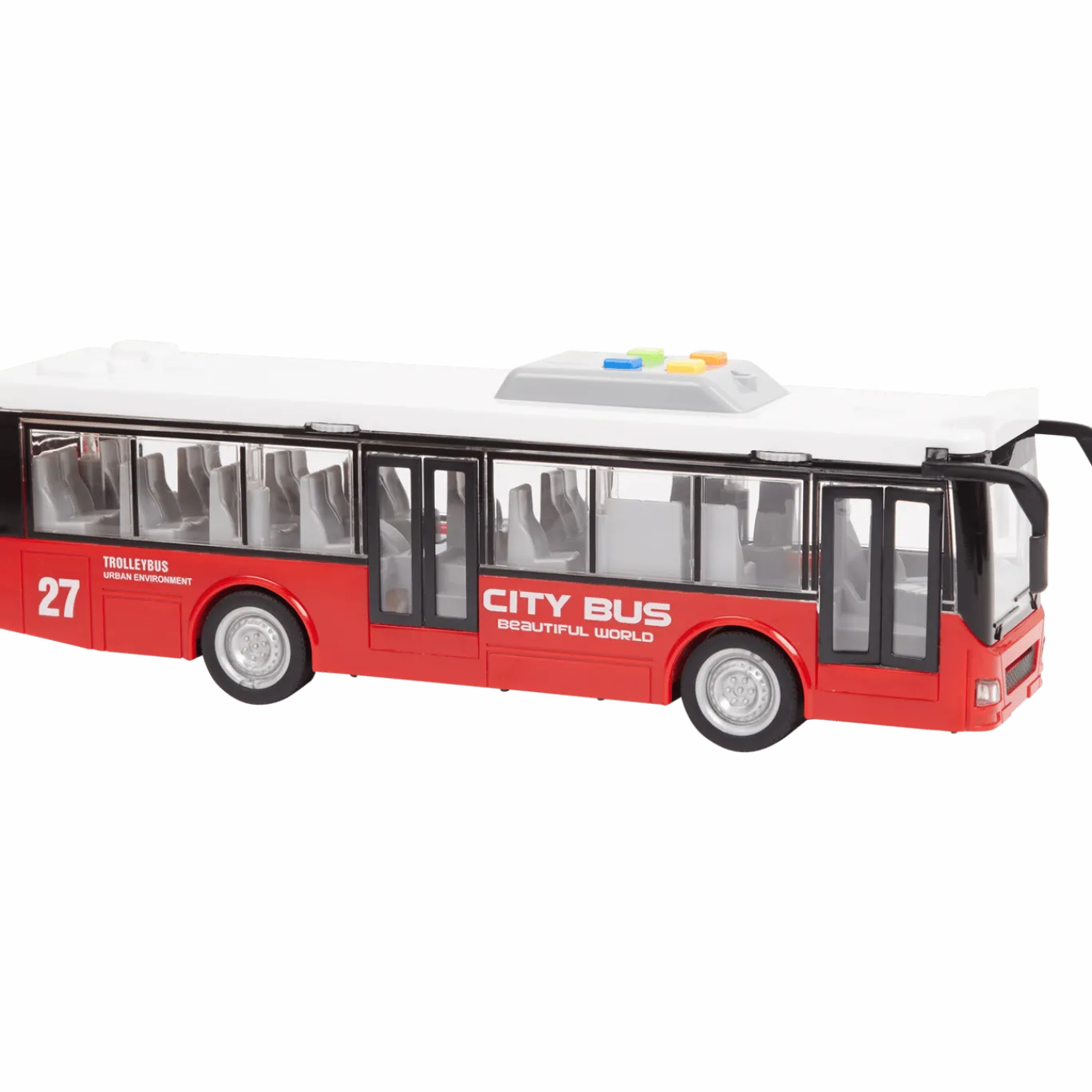 Speelgoed-stadsbus met geluid < Action Sale