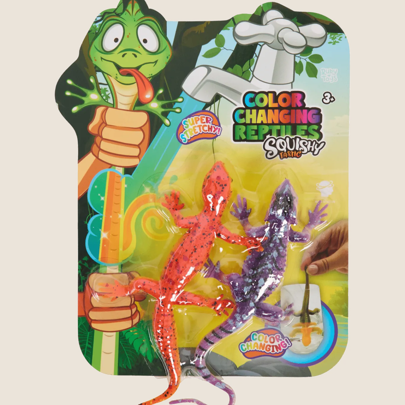 Squishy Tastic kleurveranderende reptielen < Action Hot