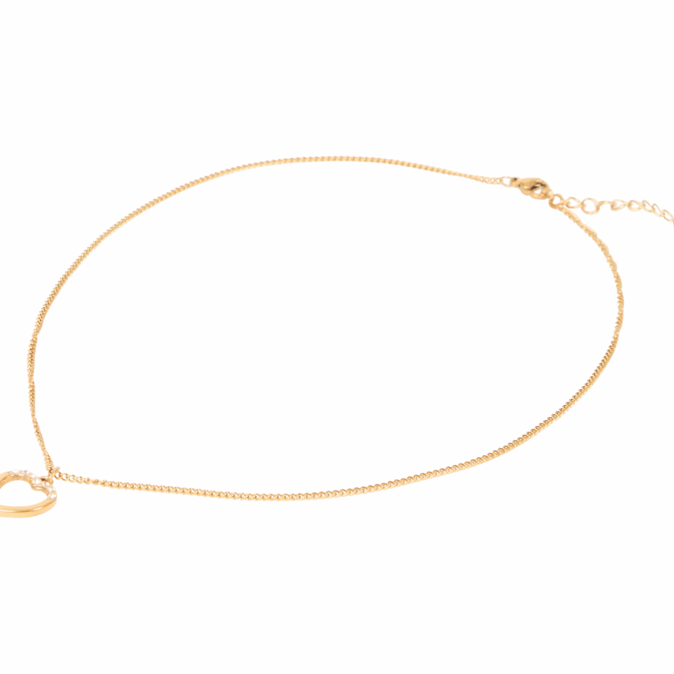Stalen ketting met Swarovski-kristallen < Action Clearance