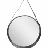 spiegel met lederlook hengsel < Studio Home Clearance