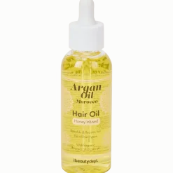 The Beauty Dept. haarolie Argan & Honing < Action Hot