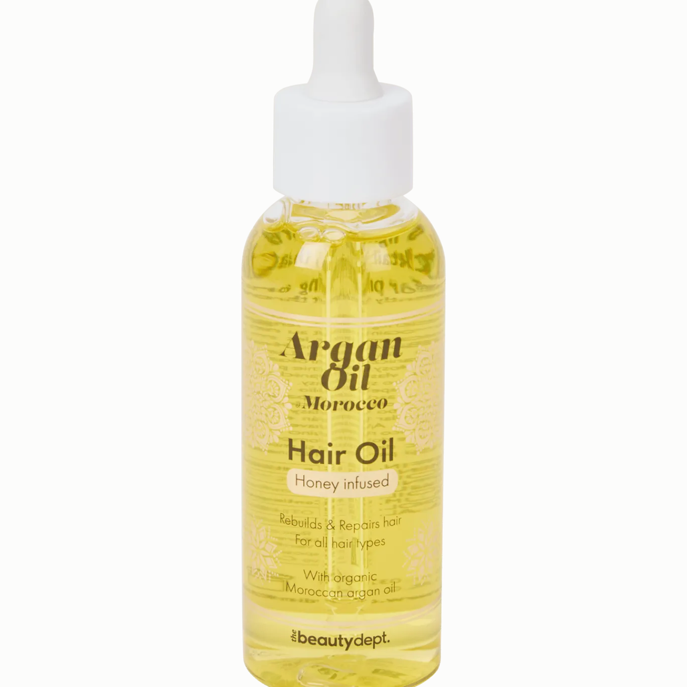 The Beauty Dept. haarolie Argan & Honing < Action Hot