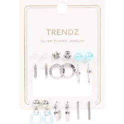 Trendz vergulde oorbellenset < Action Clearance