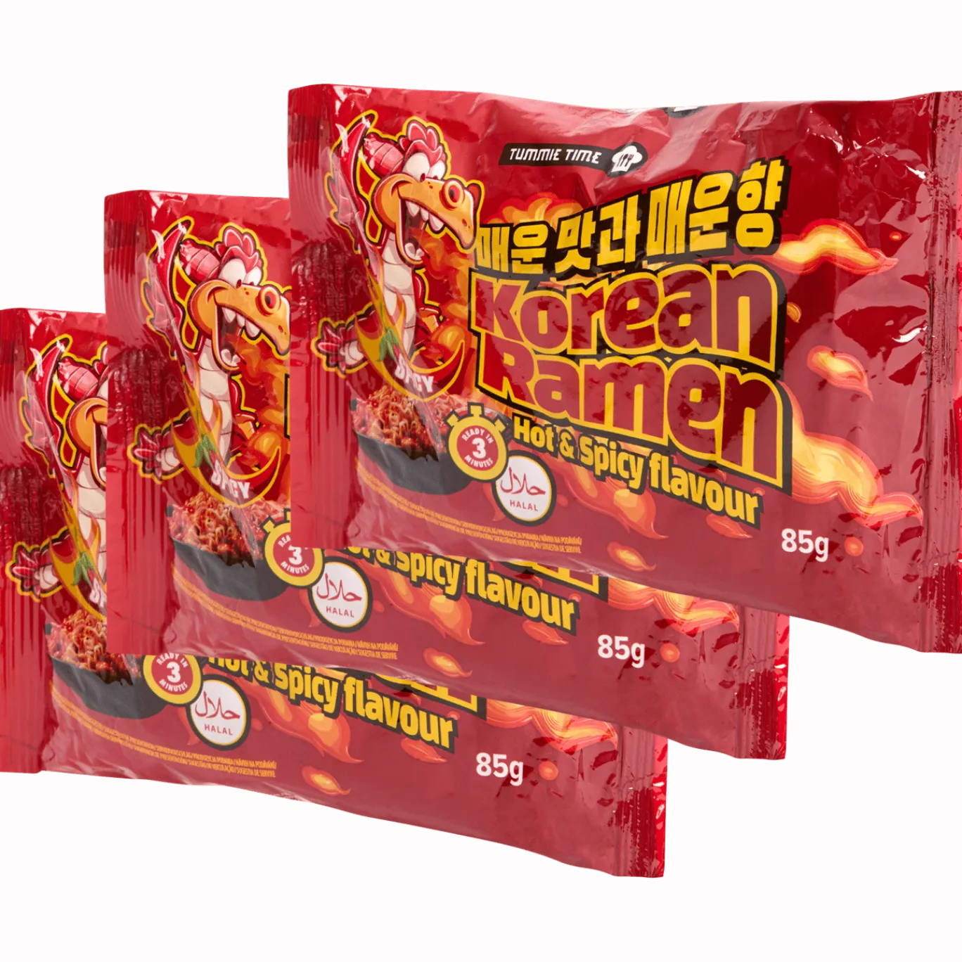 Tummie Time Koreaanse noodles Hot & Spicy < Action Discount